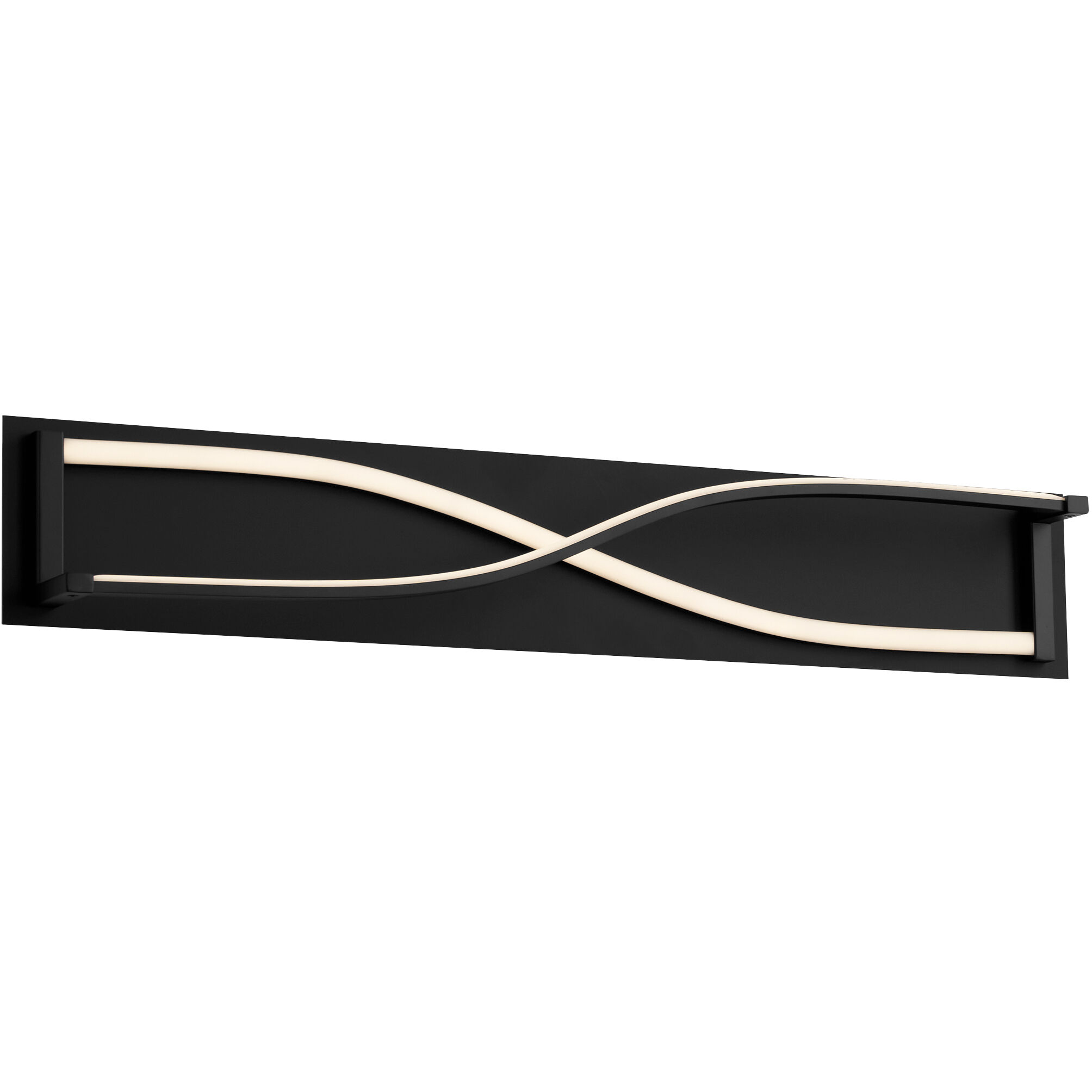 Hyperion 2 Light 34 inch Black Vanity Light Wall Light