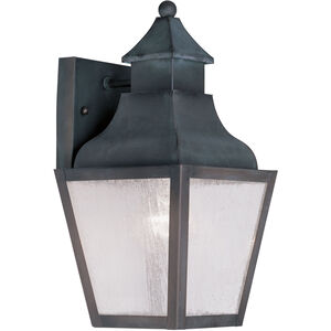 Vernon 1 Light 13 inch Charcoal Outdoor Wall Lantern