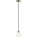 Jolie 1 Light 4.75 inch Brushed Nickel Mini Pendant Ceiling Light in Incandescent