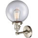 Franklin Restoration Large Beacon LED 8 inch Brushed Satin Nickel Sconce Wall Light, Franklin Restoration