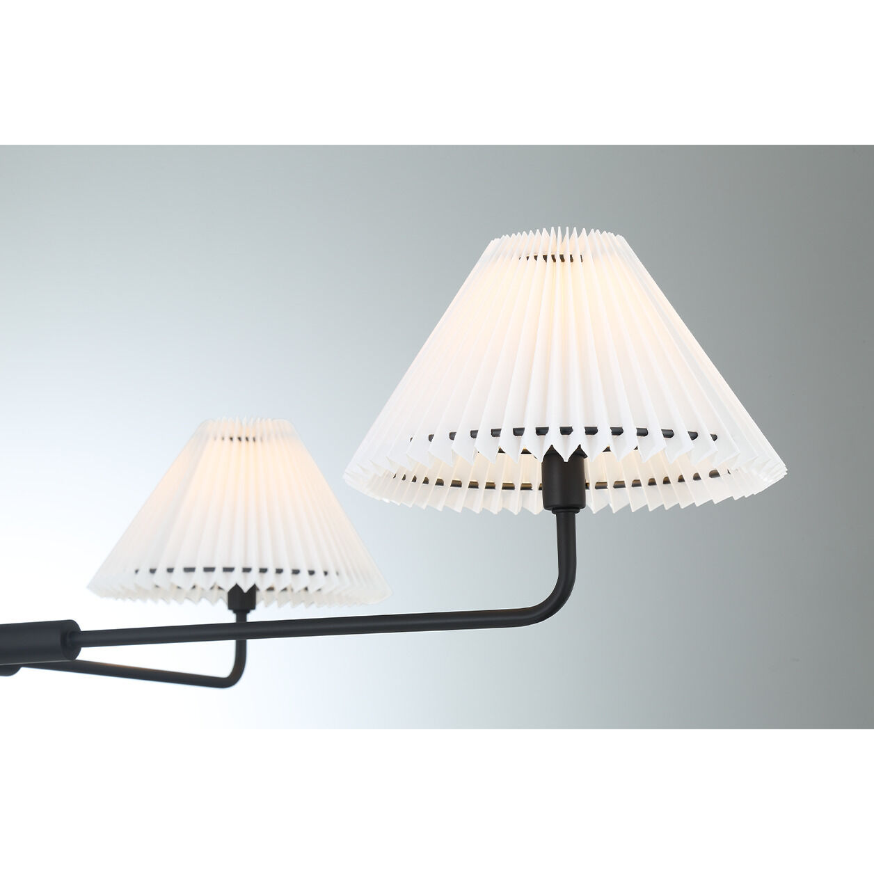 Stella 4 Light 41 inch Matte Black Chandelier Ceiling Light