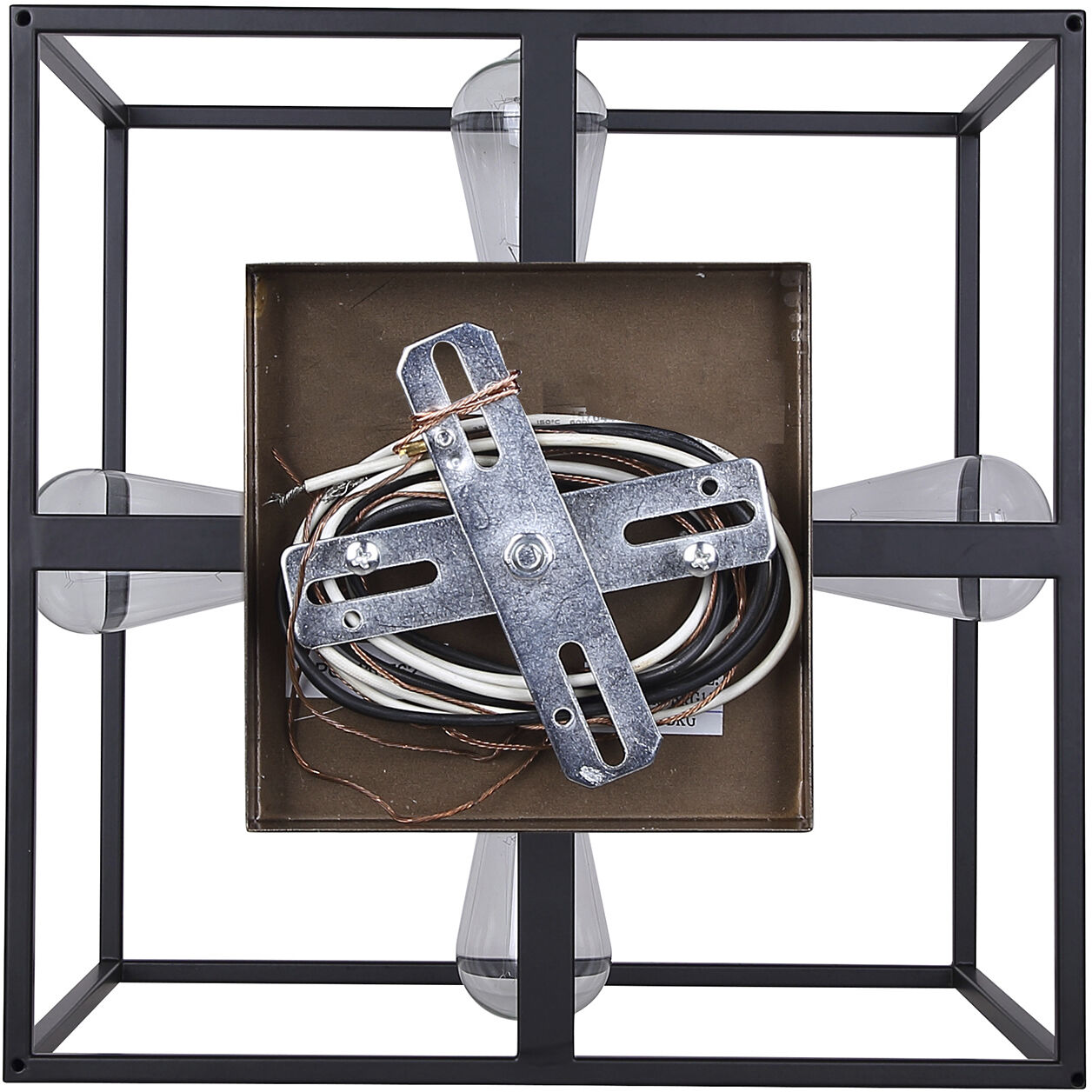 Bodie 4 Light 15 inch Black/Gold Chandelier Ceiling Light