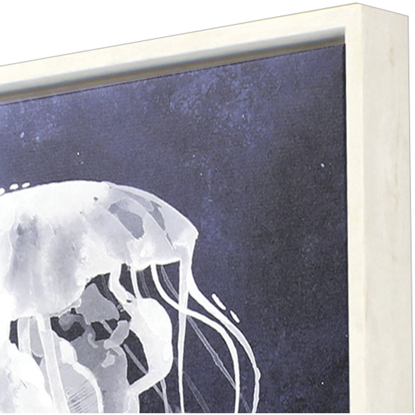 Under Sway Blue and White Canvas