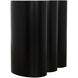 Bast 25 X 24 inch Matte Black Side Table