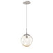 Aster LED LED 10 inch Beige Silver Pendant Ceiling Light in Metallic Beige Silver, 2700K LED, Floret Inner - Amber Outer