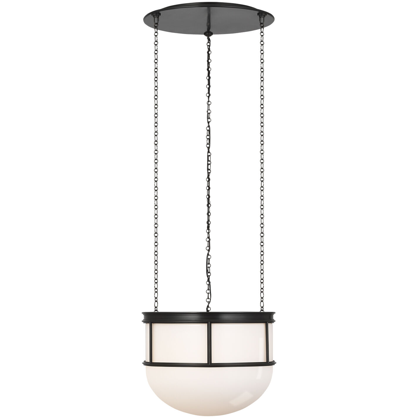 Chapman & Myers Martil LED 16.5 inch Bronze Lantern Pendant Ceiling Light