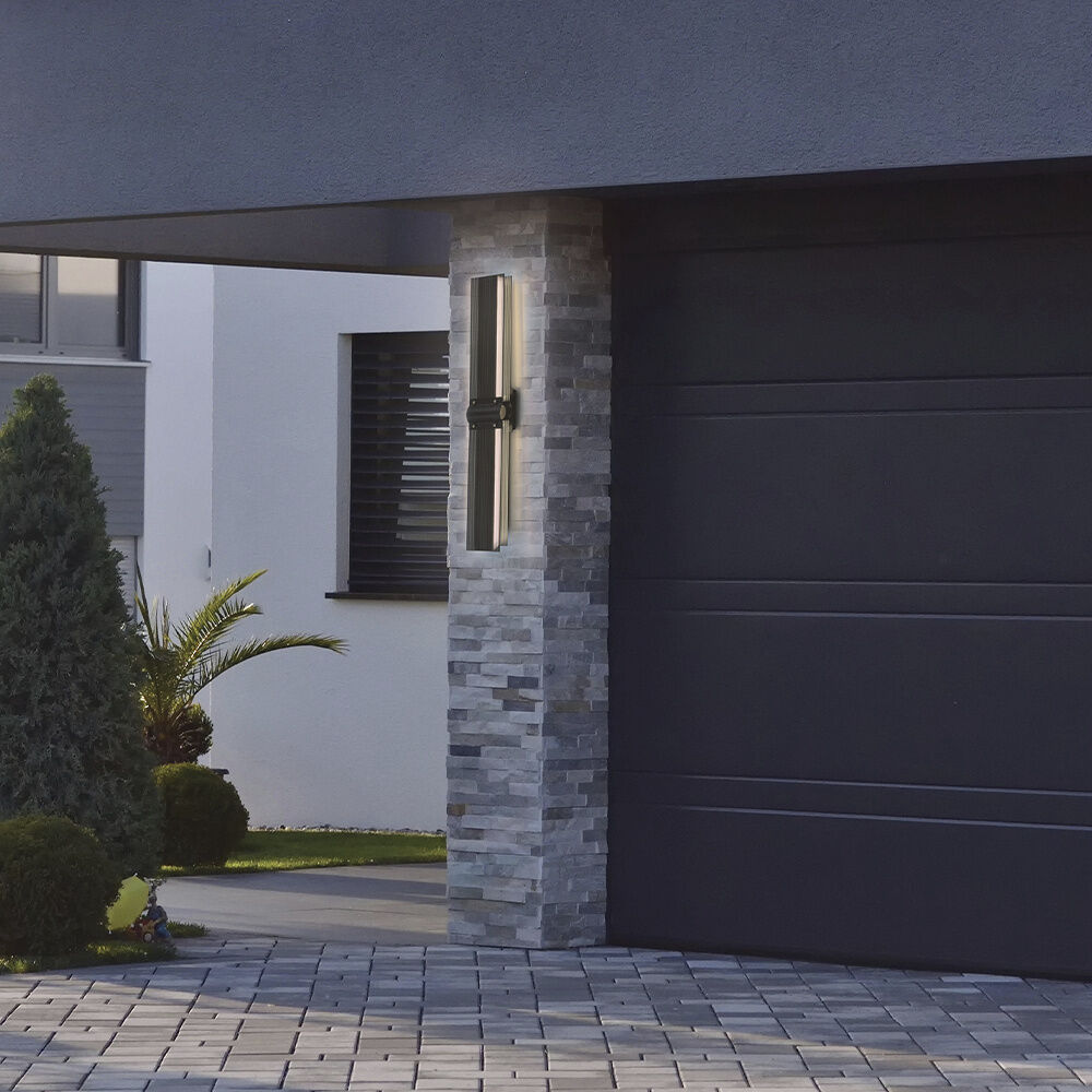 Admiral 1 Light 31 inch Gold and Black Outdoor Wall Sconce in Black and Gold