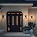 Hedry 1 Light 10 inch Matte Black Outdoor Wall Lantern