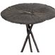 Lotus 27 X 20 inch Dark Nickel Side Table, Large