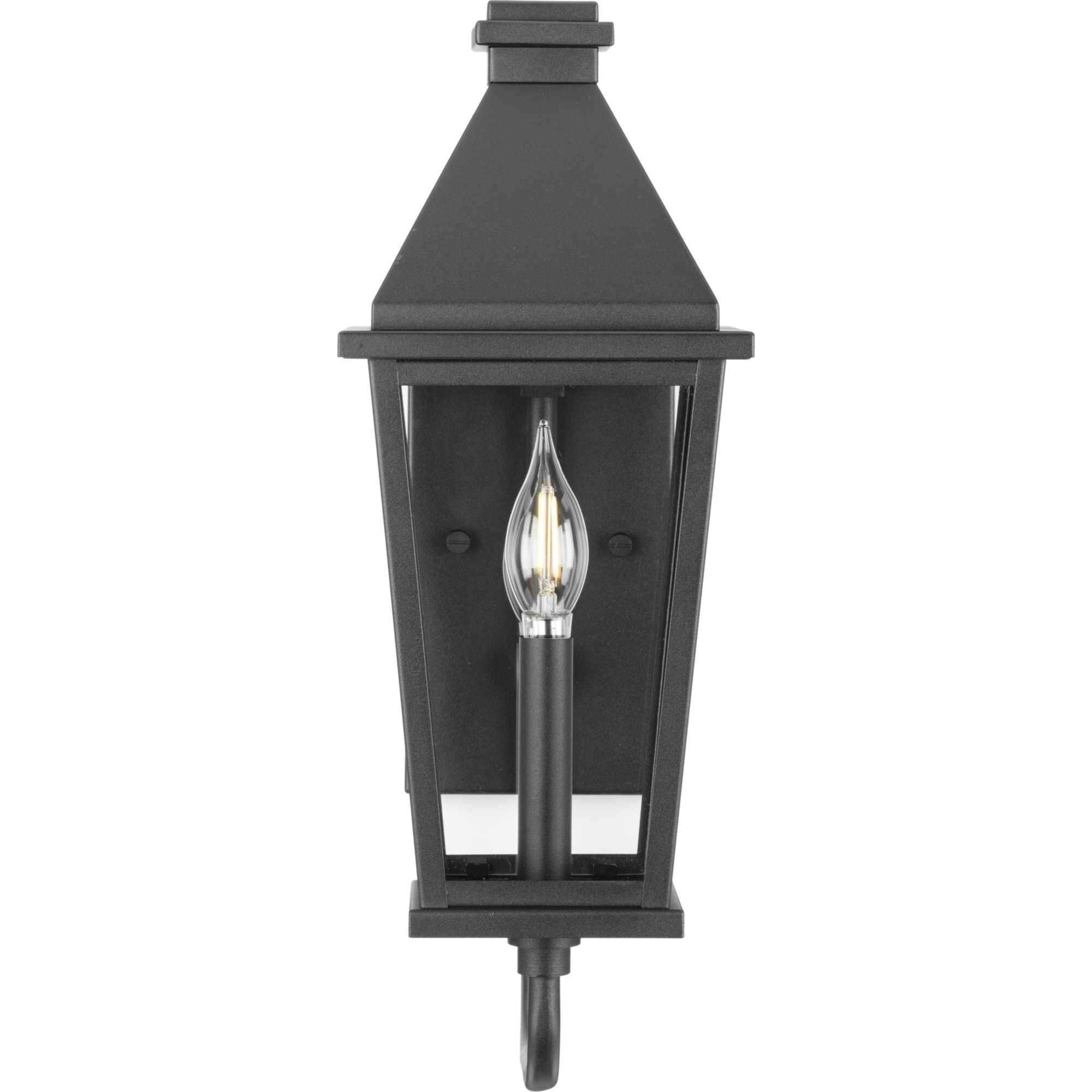 Richmond Hill 1 Light 17.5 inch Textured Black Outdoor Wall Lantern, Design Series