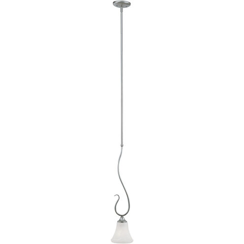 Elipse 1 Light 6 inch Brushed Nickel Mini Pendant Ceiling Light