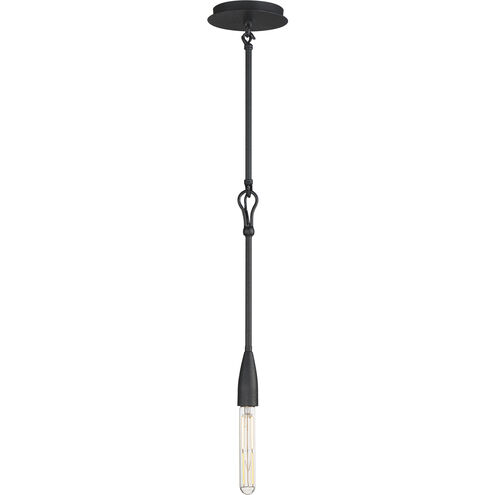Pioneer 1 Light 6 inch Anthracite Mini Pendant Ceiling Light