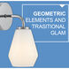 Gio LED 24 inch Chrome Bath Light Wall Light