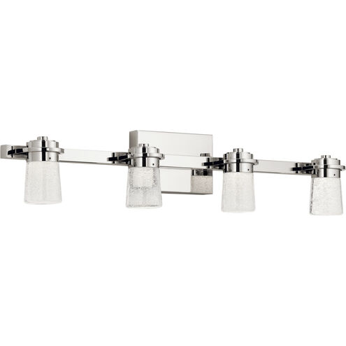 Vada LED 30.75 inch Polished Nickel Bathroom Vanity Light Wall Light, 4 Arm