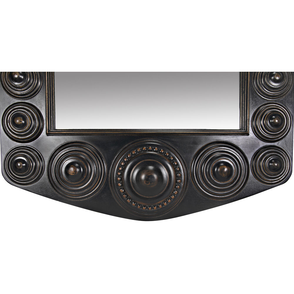 Nanna 67 X 36.5 inch Hand Rubbed Black Mirror