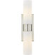 Ballston Urban 2 Light 18 inch Satin Nickel Bath Vanity Light Wall Light in White