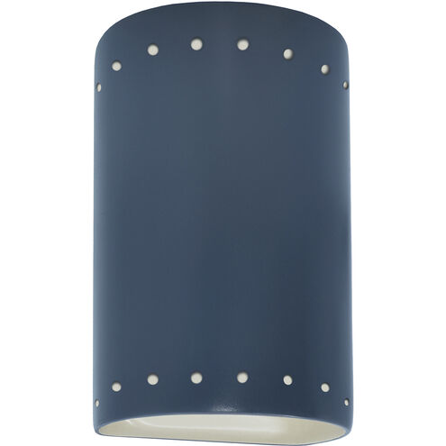 Ambiance 1 Light 5.75 inch Midnight Sky ADA Wall Sconce Wall Light in Incandescent, Midnight Sky/Matte White