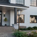 Outdoor Posts 84 inch Matte Black Outdoor Aluminum Post in No Photocell