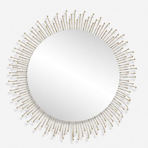 Aga 31 X 31 inch Plated Gold Mirror