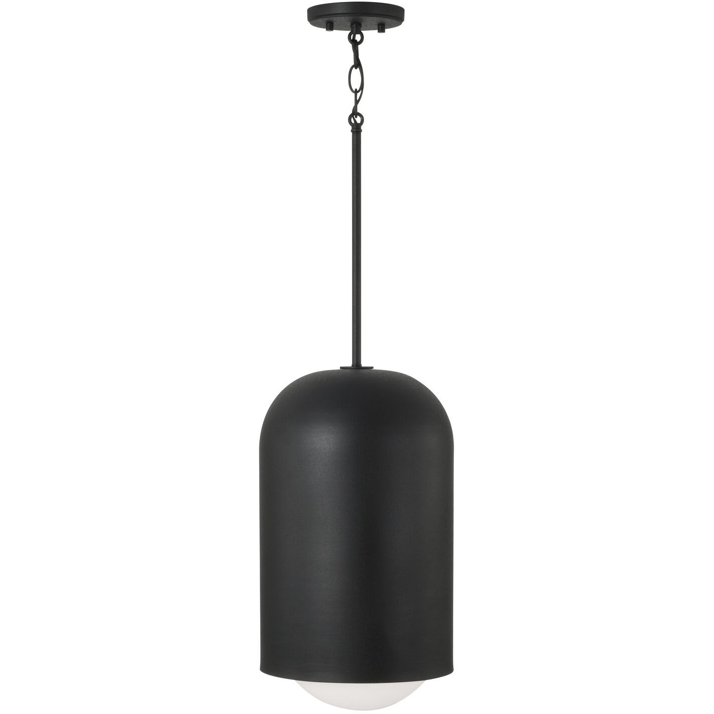 Dolby 1 Light 10.25 inch Black Iron Pendant Ceiling Light
