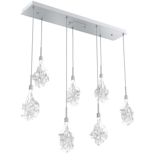 Blossom LED 45.6 inch Classic Silver Linear Pendant Ceiling Light in 3000K LED, Multi-Port