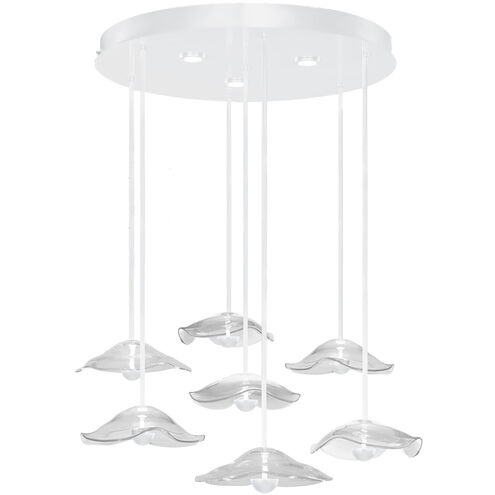 Embark 10 Light 43 inch White Pendant Ceiling Light