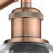 Ballston Waverly LED 6 inch Antique Copper Sconce Wall Light