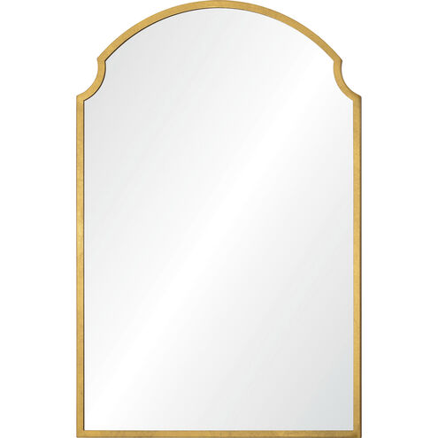 Christine 36 X 24 inch Gold and Clear Mirror