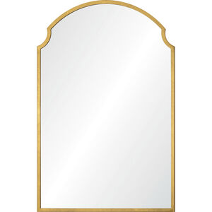 Christine 36 X 24 inch Gold and Clear Mirror