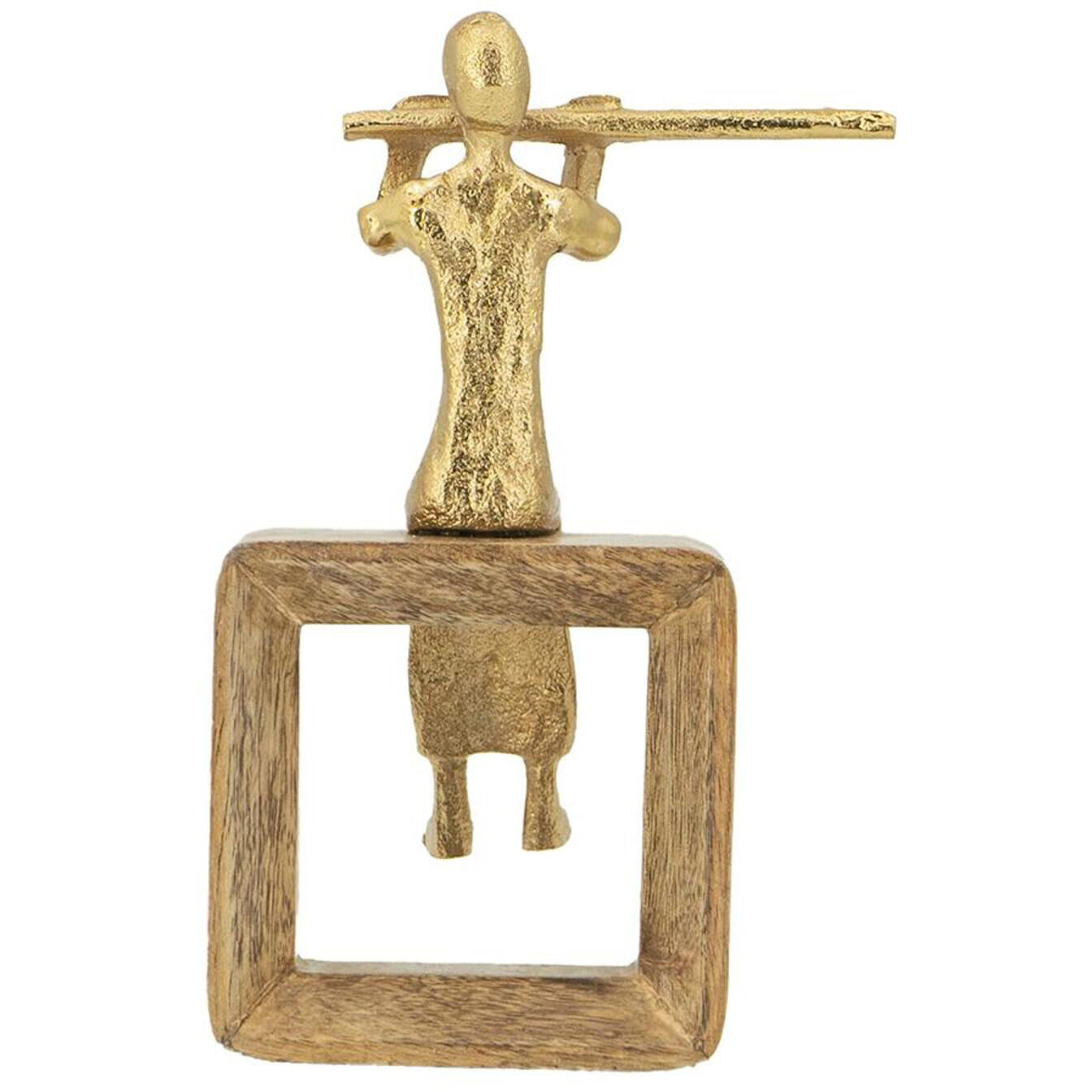 Musician Gold and Natural Figurine