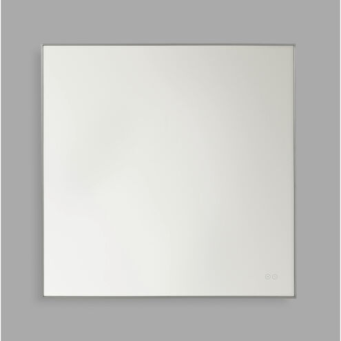 Cadre 36 X 36 inch Brushed Nickel Backlit Wall Mirror