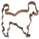 Poodle Copper Cookie Cutter