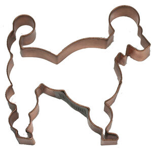 Poodle Copper Cookie Cutters