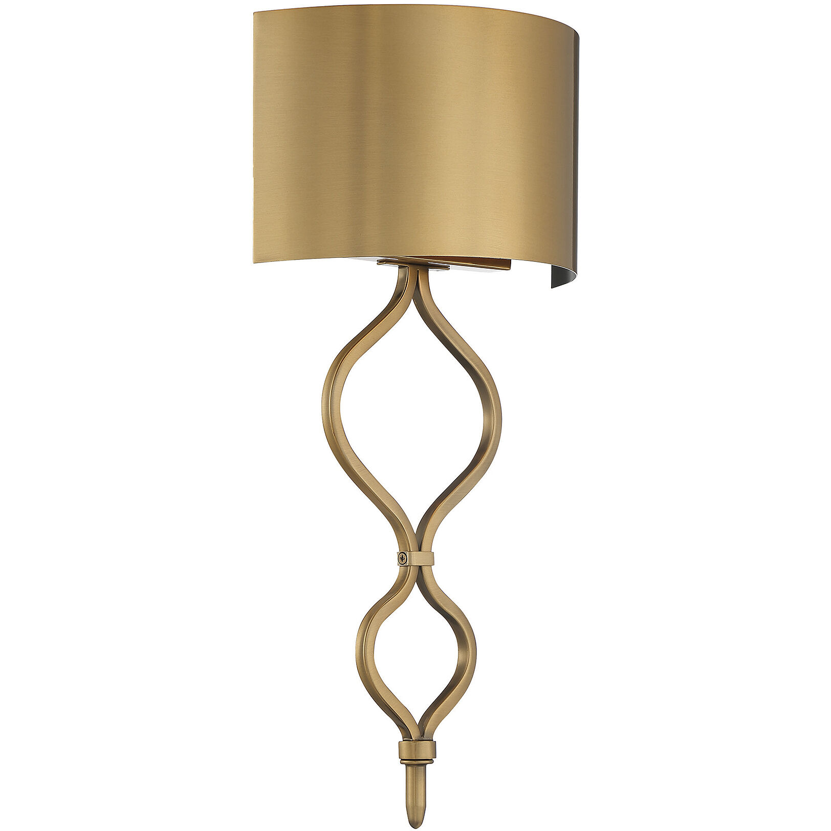 Como LED 11 inch Warm Brass ADA Wall Sconce Wall Light, Essentials
