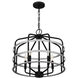 Avignon 5 Light 20 inch Matte Black Pendant Ceiling Light