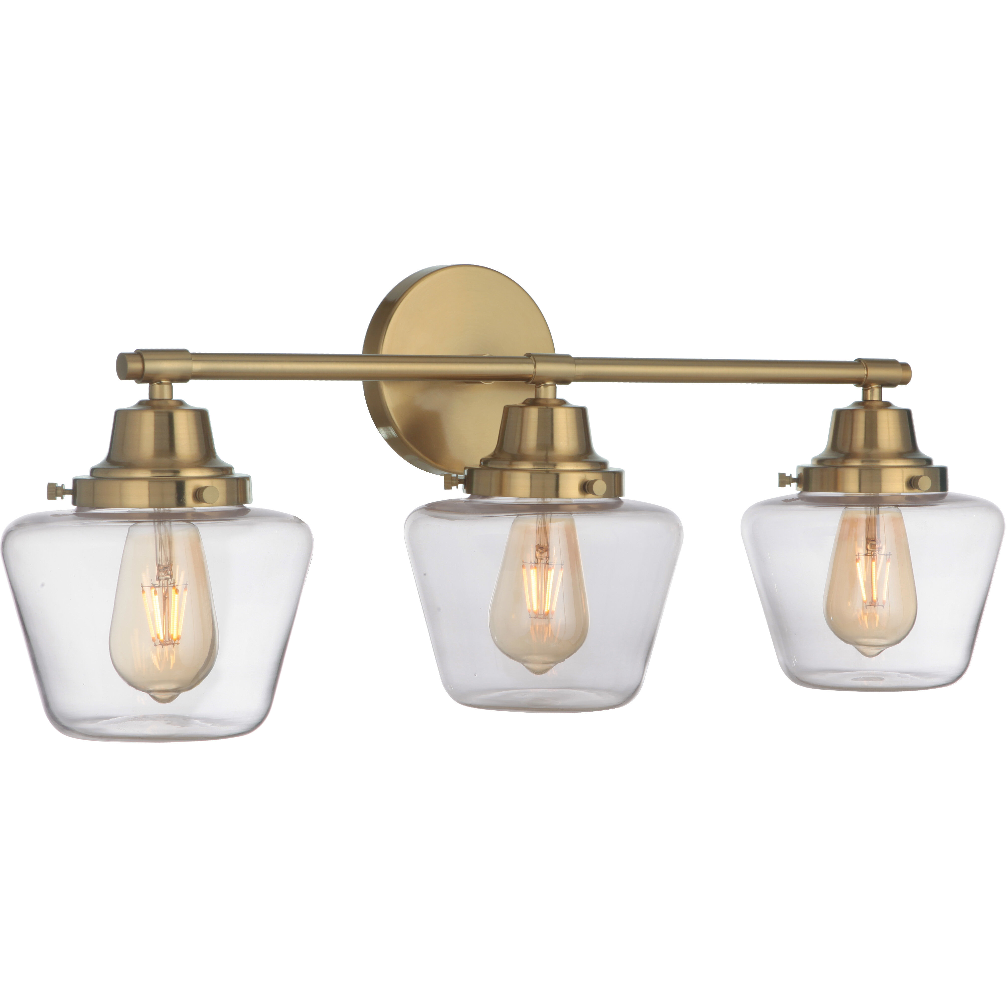 Neighborhood Essex 3 Light 28 inch Satin Brass Vanity Light Wall Light, Neighborhood Collection