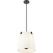 Weston 3 Light 13 inch Matte Black Pendant Ceiling Light