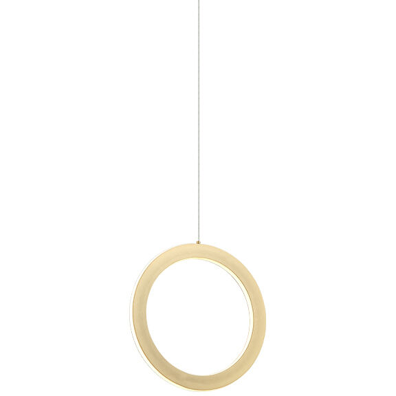 Victoria LED 12 inch Brushed Gold Pendant Ceiling Light