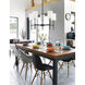 Traditional 5 Light 25 inch Matte Black Chandelier Ceiling Light