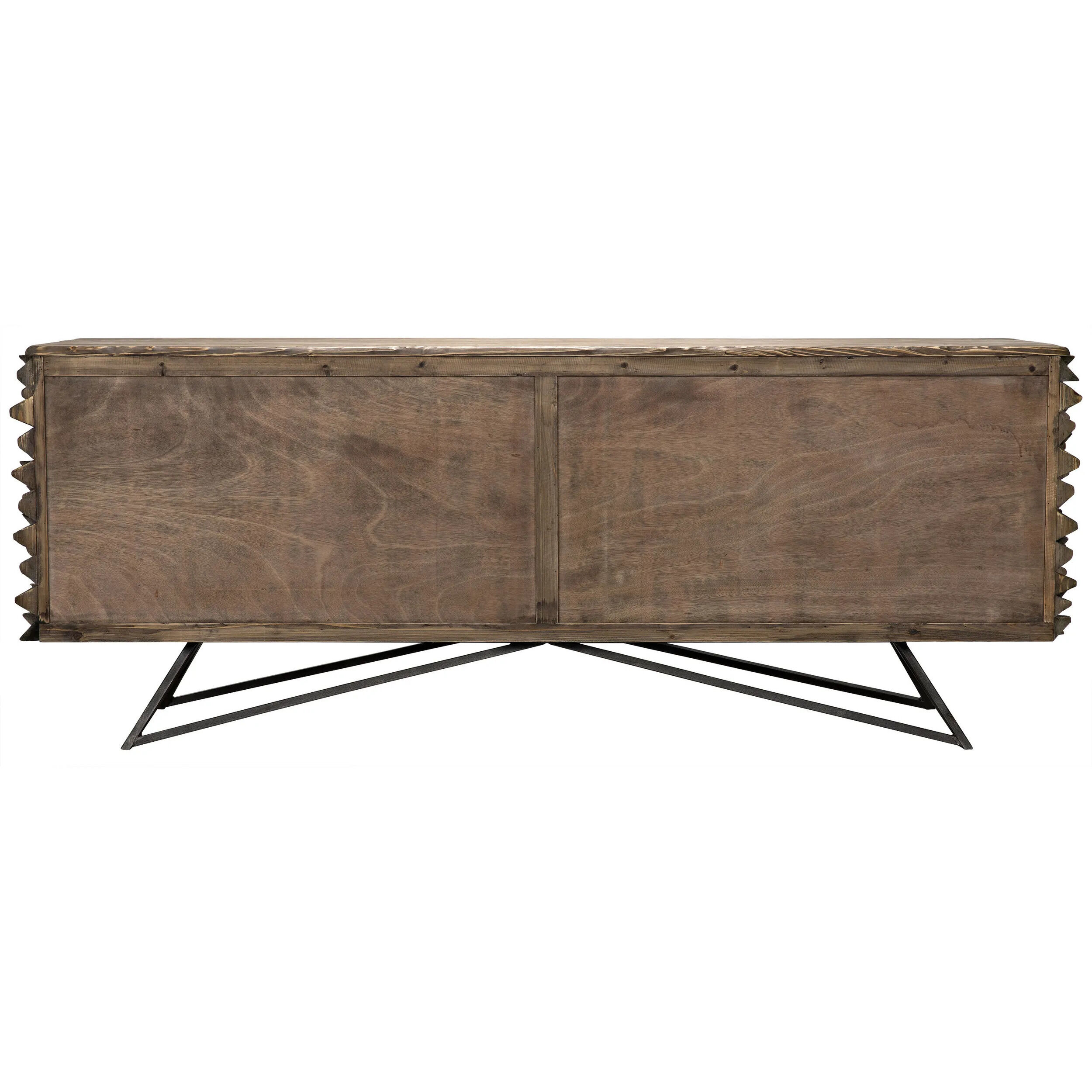 New York 87 X 23 inch Old Wood Sideboard