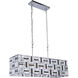 Canada 6 Light 10 inch Chrome Chandelier Ceiling Light