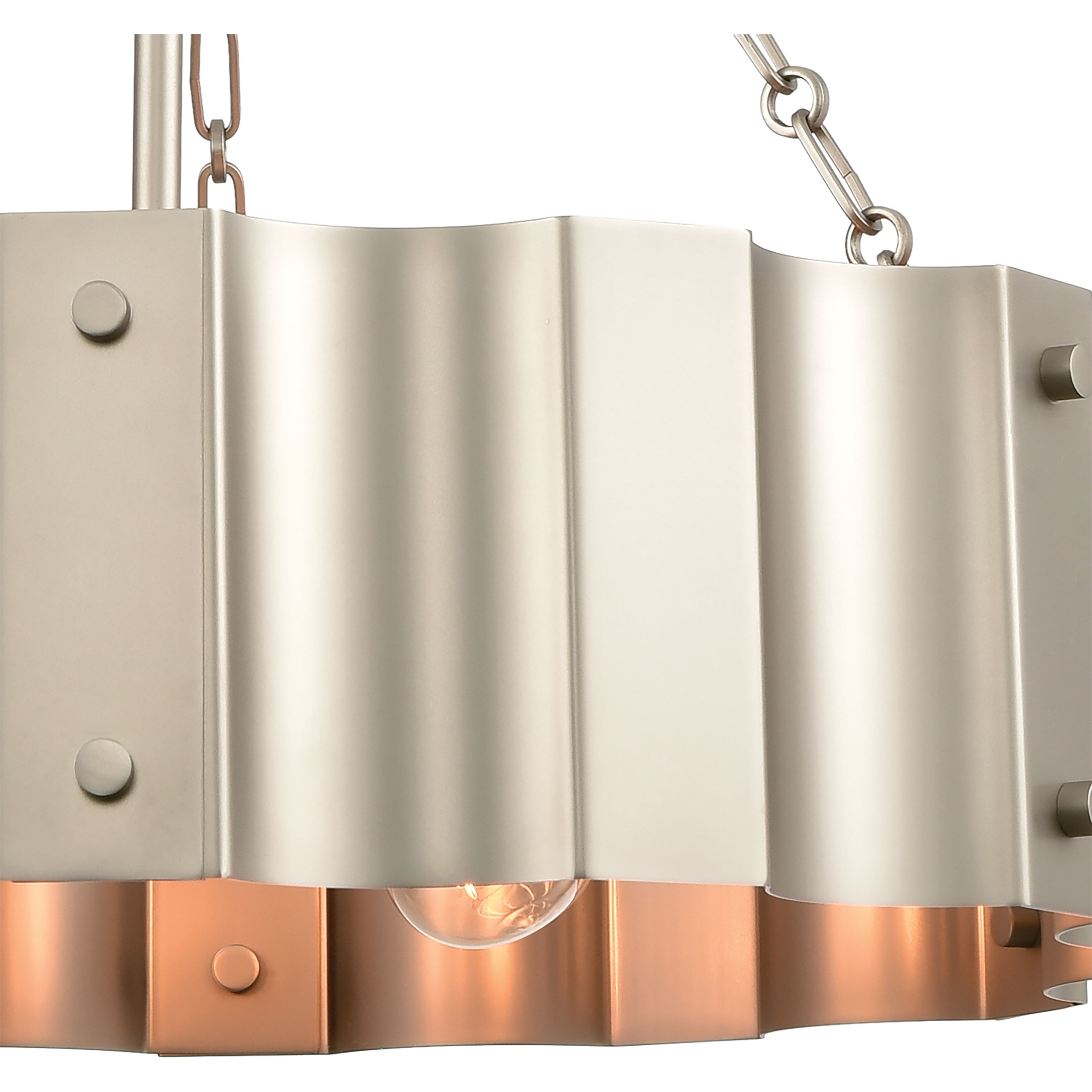 Clausten 4 Light 21 inch Matte Nickel Chandelier Ceiling Light