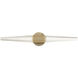 Beaumont LED 28 inch Noble Brass Bathroom Vanity Light Wall Light