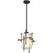 Tura 1 Light 9.4 inch Coastal Natural Iron Outdoor Pendant