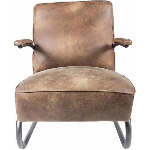 Perth Brown Club Chair