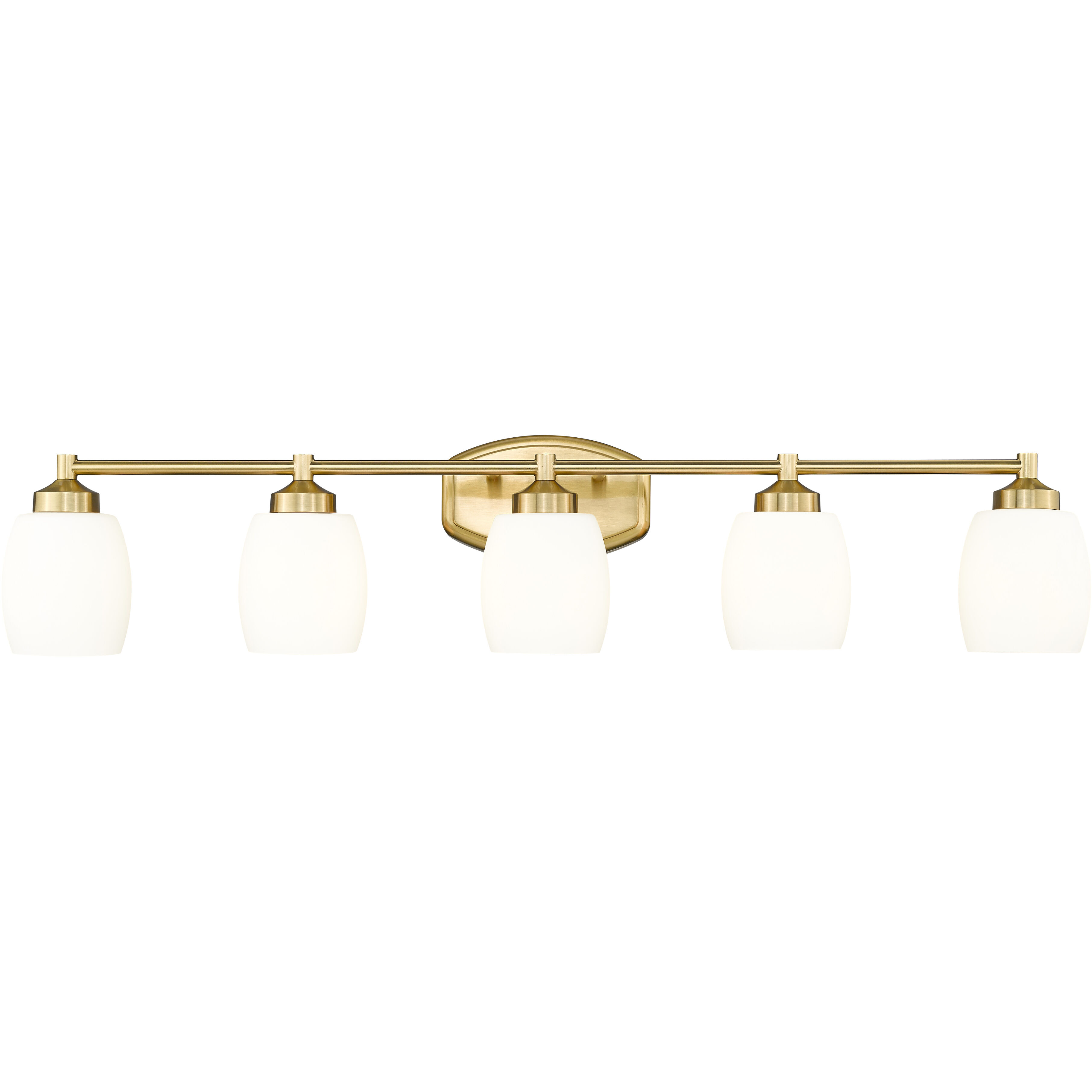 Kendrick 5 Light 39.25 inch Luxe Gold Bath Vanity Light Wall Light