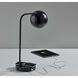 Emery 19 inch 60 watt Black Supercharger Desk Lamp Portable Light