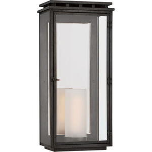 Chapman & Myers Cheshire 1 Light 23.75 inch Aged Iron Outdoor Wall Lantern, Large