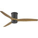 Hover Flush 52 inch Matte Black with KOA Blades Fan