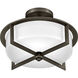 Baxley 15.25 inch Black Oxide Indoor Semi-Flush Mount Ceiling Light